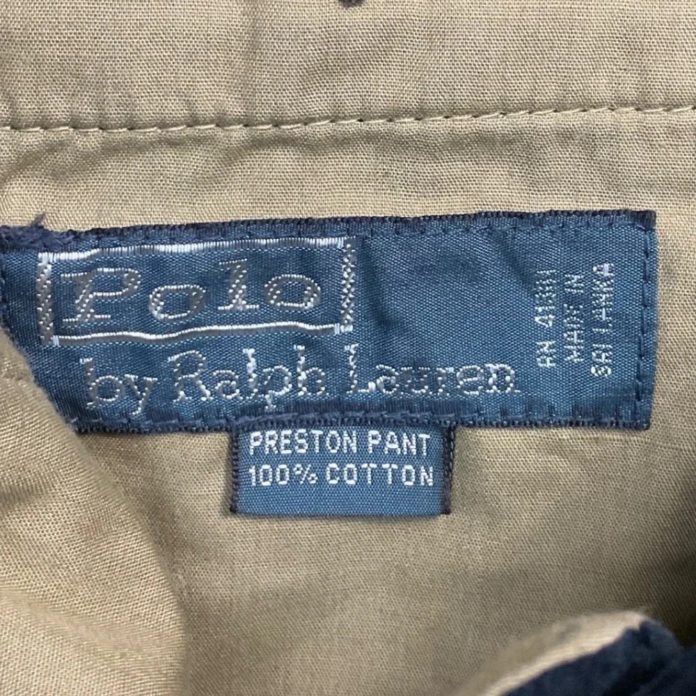 Vintage Polo Ralph Lauren‎ Preston Corduroy Pant Mens 36x29 Navy Blue Preppy